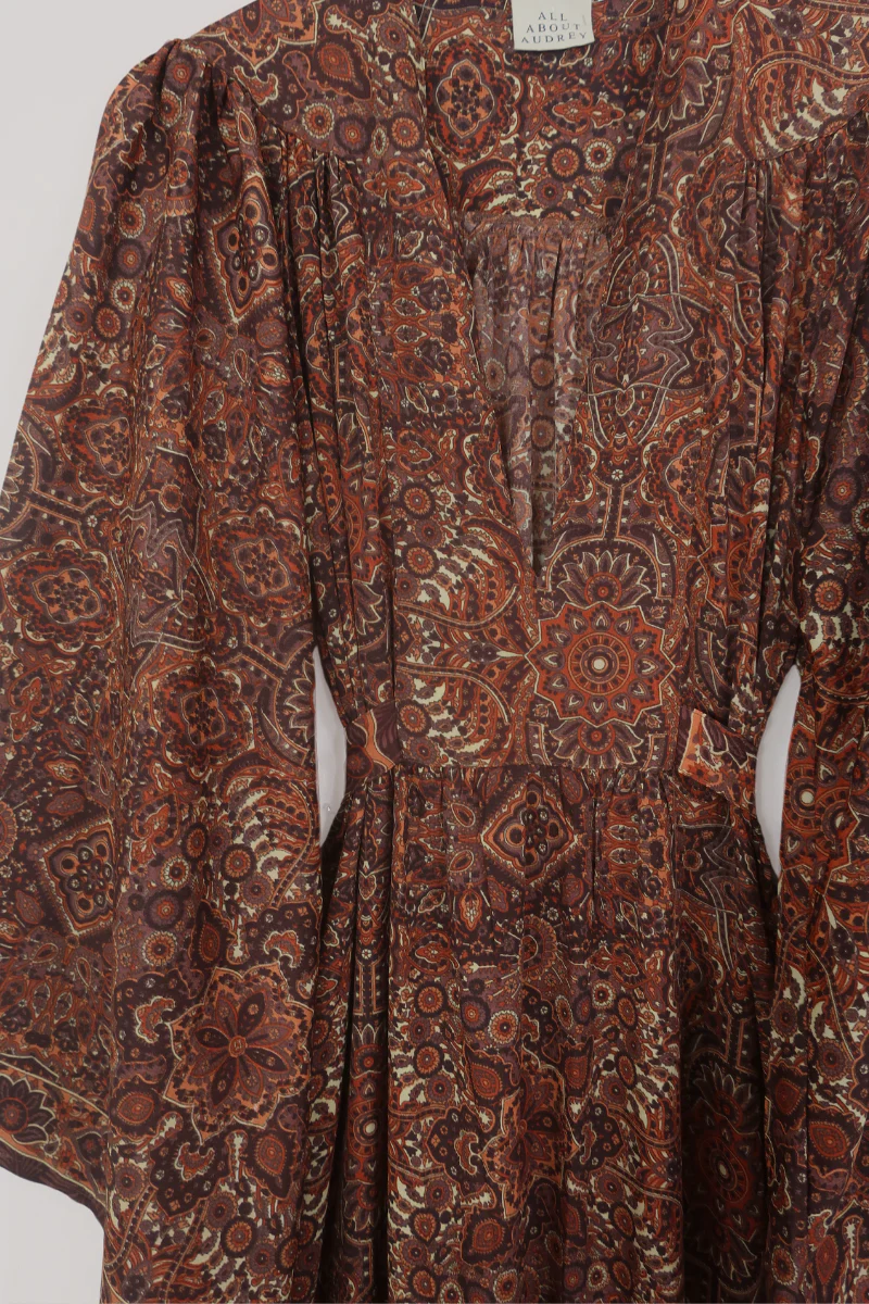 Stevie Maxi Dress in Dylan Brown Mandala - Image 4